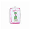 JPA-040 Pink Joker Ornament | 0.25Acrylic Ornament