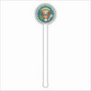 LAM-028 Presidential Seal Pink Drink Stirrer | 0.125Acrylic Stirrer | Case of 4