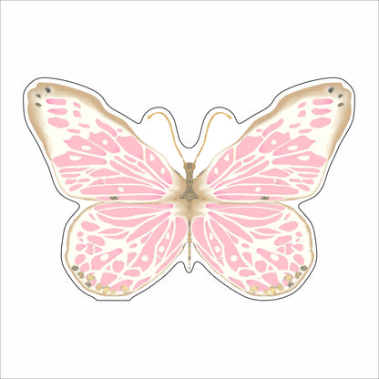 MKD-036 Baby Pink Butterfly | 0.75in. Acrylic Contour |