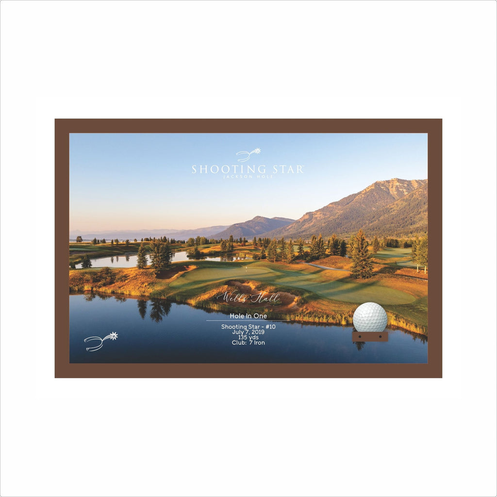 HIO-SS10 Shooting Star | Hole in One Shadowbox | Hole 10