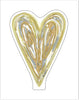 ECA-014 Metalic Heart | 0.75Acrylic Contour |