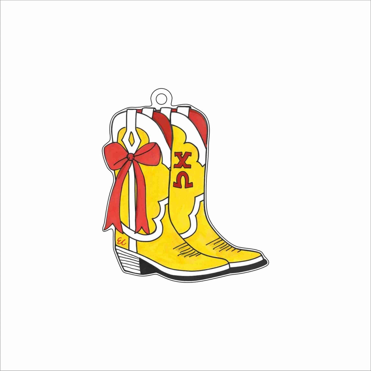 ECA-078 Golden Bonds & Greek Soles Ornament | 0.25Acrylic Ornament