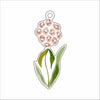 KBA-019 Pink Hydrangea Ornament | 0.25Acrylic Ornament