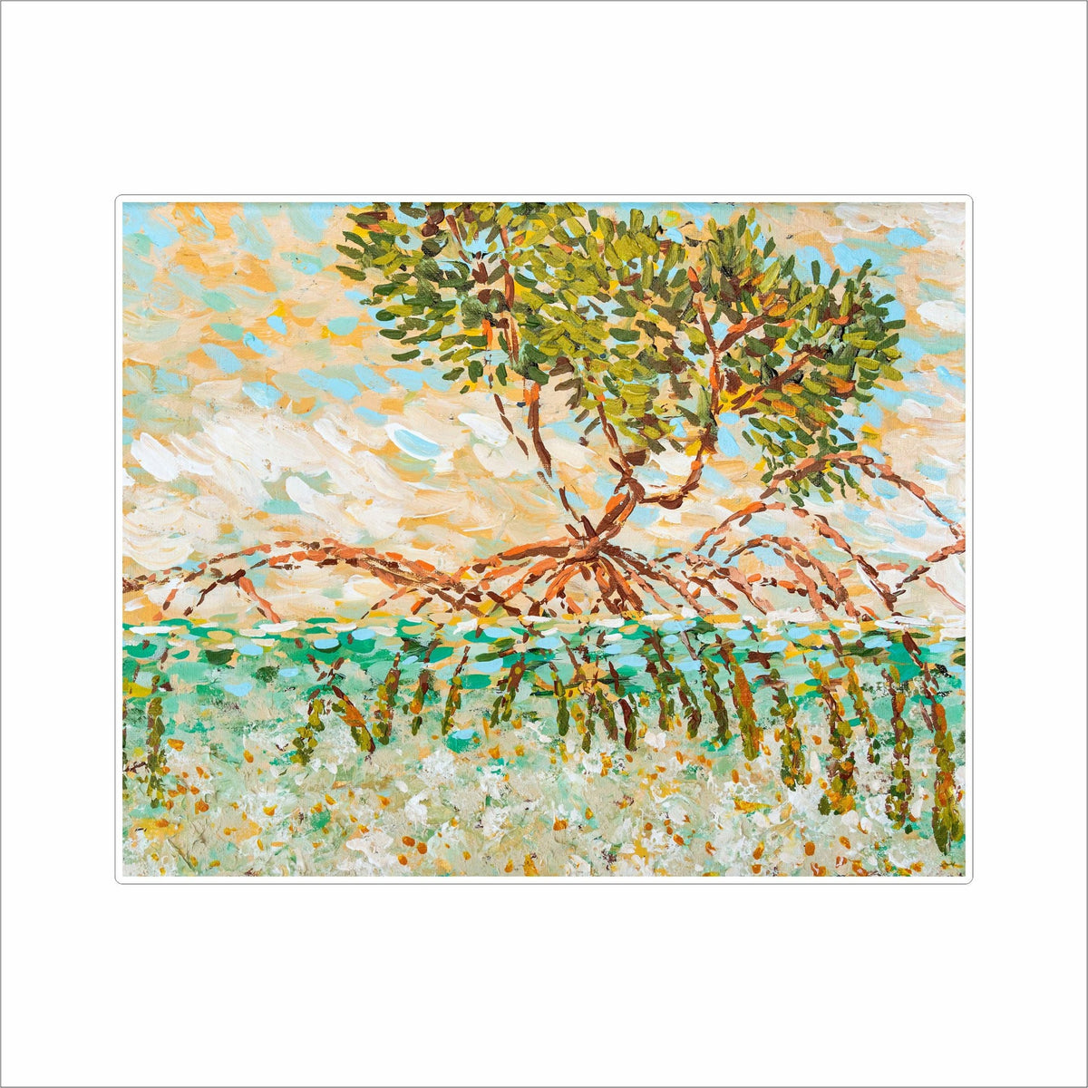 LAM-001 Mangrove Block | 0.75Acrylic Contour