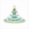 HEO-008 Pineapple Fountain Ornament | 0.25Acrylic Ornament