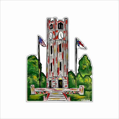 ROC-004 NCSU Bell Tower | 0.75Acrylic Contour