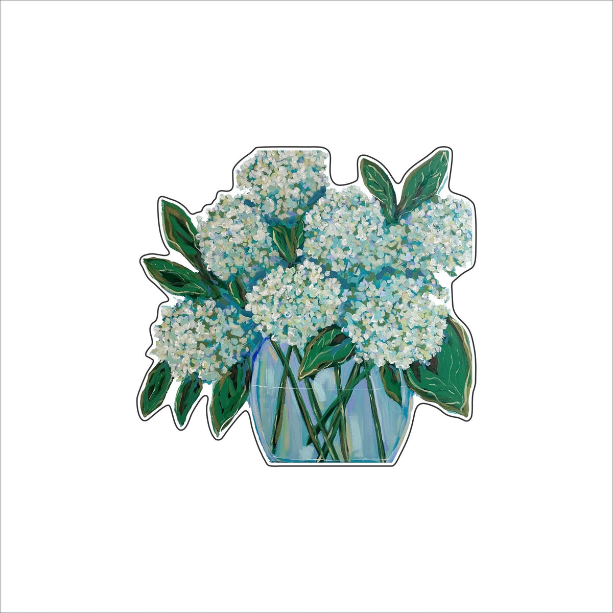 PPP-003 Her Hydrangeas Make Her Happy | 0.75Acrylic Contour