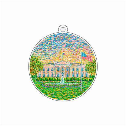 LAM-022 The Peoples House Ornament | 0.25Acrylic Ornament