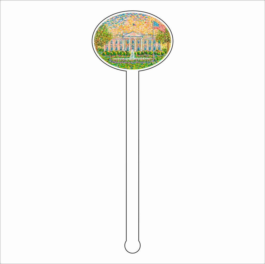 LAM-024 The People's House Drink Stirrer | 0.125Acrylic Stirrer | Case of 4