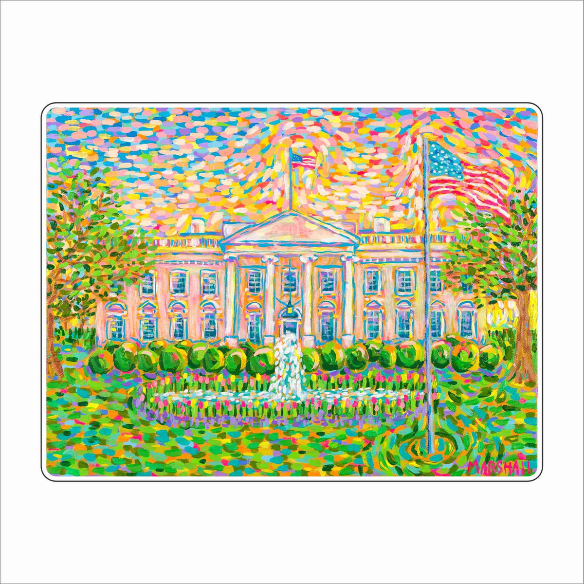 LAM-021 The People's House Block | 0.75Acrylic Contour