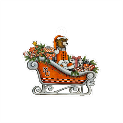 DGA-042 Mercer Bears Sleigh Ornament | 0.25Acrylic Ornament
