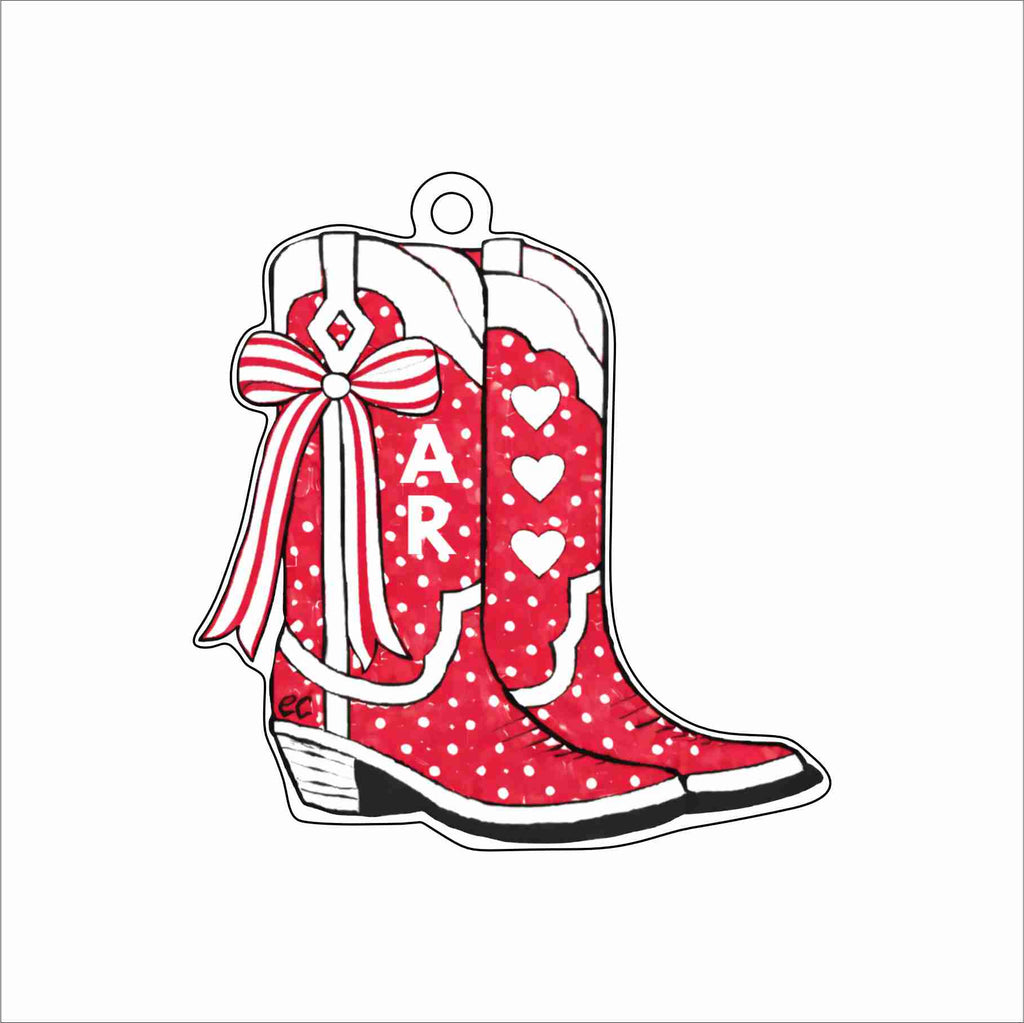 ECA-094 AR Boot Ornament | 0.25Acrylic Ornament