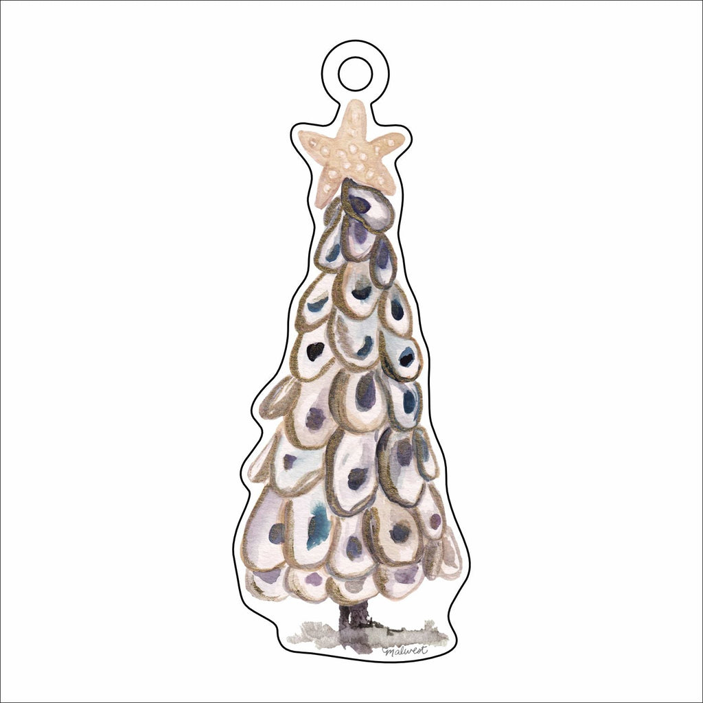 MCA-026 Oyster Tree Ornament | 0.25Acrylic Ornament |