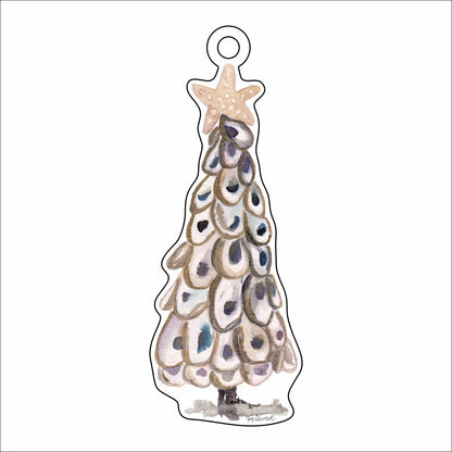 MCA-026 Oyster Tree Ornament | 0.25Acrylic Ornament |
