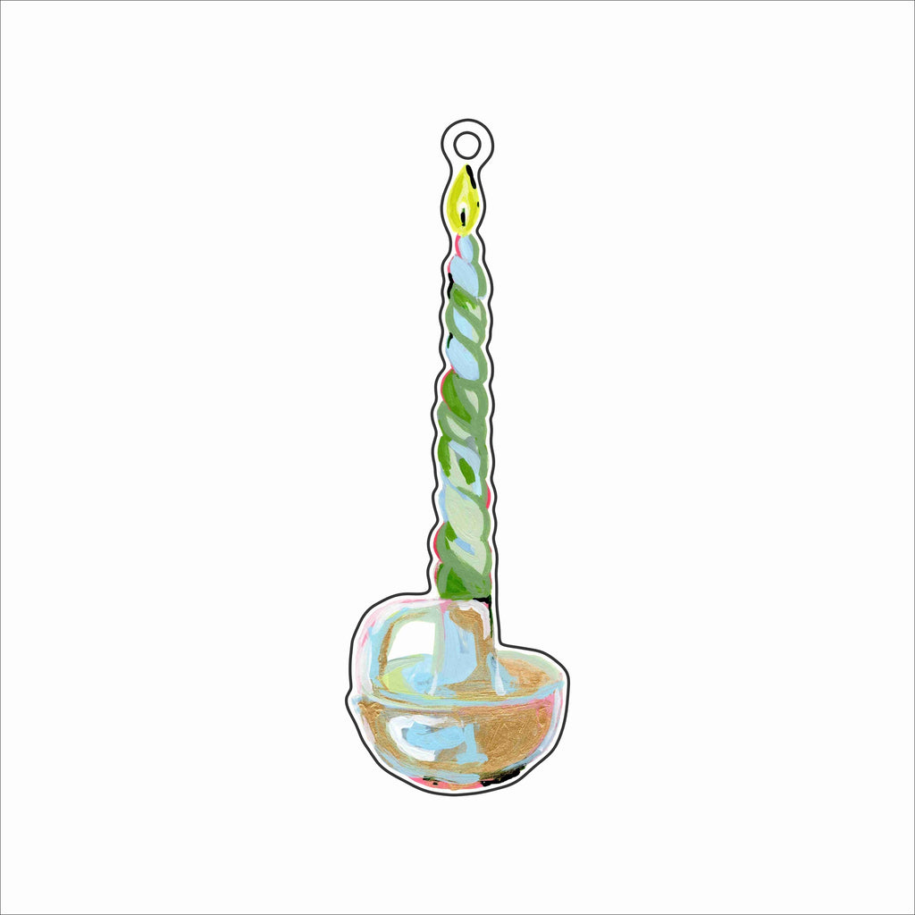 SMJ-014 Candle Ornament | 0.25Acrylic Ornament