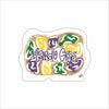 SDD-018 Mardi Gras King Cake | 0.75Acrylic Contour