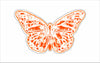 Butterfly Orange | 0.75in. Acrylic Cutout | Mix and Match (any 10+)